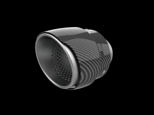Exhaust Muffler Tip with Carbon Cover 3D 打印模型