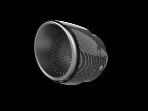 Exhaust Muffler Tip with Carbon Cover 3D 打印模型