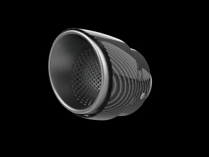 Exhaust Muffler Tip with Carbon Cover 3D Print Model