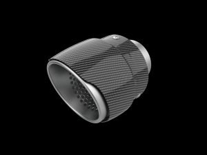 Exhaust Muffler Tip with Carbon Cover 3D 打印模型