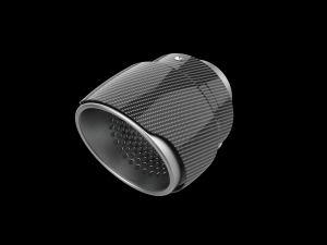 Exhaust Muffler Tip with Carbon Cover 3D 打印模型