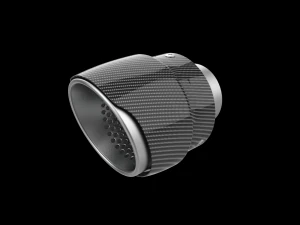 Exhaust Muffler Tip with Carbon Cover 3D Print Model