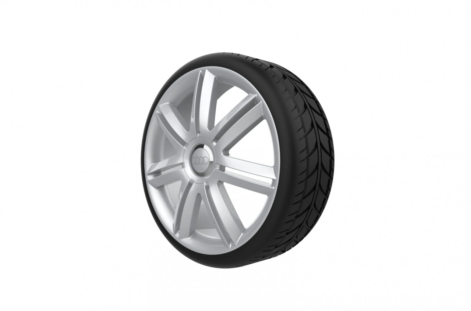 Audi A3 S3 Car Wheel Rim 3D Print Model .c4d .max .obj .3ds .fbx .stl .blend 