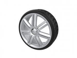 Audi A3 S3 Car Wheel Rim 3D Print Model