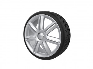 Audi A3 S3 Car Wheel Rim 3D प्रिंट मॉडल