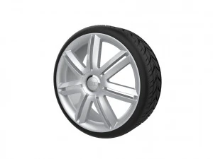 Audi A3 S3 Car Wheel Rim 3D Print Model