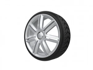 Audi A3 S3 Car Wheel Rim 3D Print Model