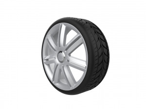 Audi A3 S3 Car Wheel Rim 3D प्रिंट मॉडल