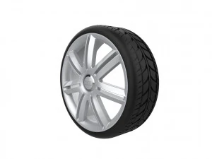 Audi A3 S3 Car Wheel Rim 3D Print Model