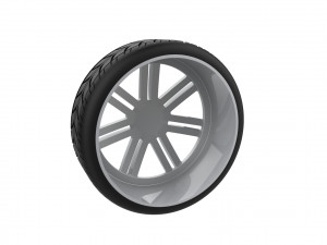 Audi A3 S3 Car Wheel Rim 3D प्रिंट मॉडल