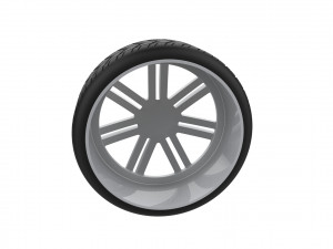 Audi A3 S3 Car Wheel Rim 3D प्रिंट मॉडल