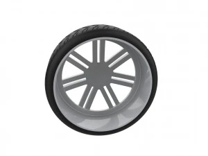 Audi A3 S3 Car Wheel Rim 3D Print Model
