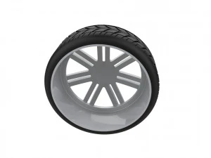 Audi A3 S3 Car Wheel Rim 3D Print Model