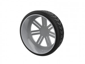 Audi A3 S3 Car Wheel Rim 3D प्रिंट मॉडल
