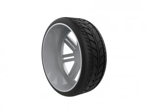 Audi A3 S3 Car Wheel Rim 3D Print Model