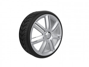 Audi A3 S3 Car Wheel Rim 3D प्रिंट मॉडल