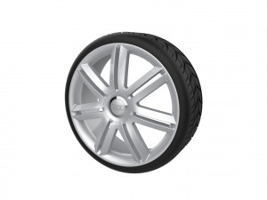 Audi A3 S3 Car Wheel Rim 3D प्रिंट मॉडल