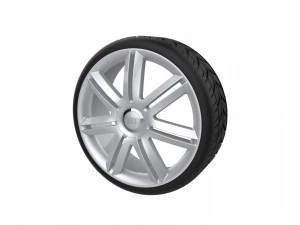 Audi A3 S3 Car Wheel Rim 3D Print Model