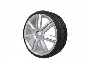 Audi A3 S3 Car Wheel Rim 3D प्रिंट मॉडल