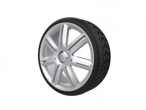 Audi A3 S3 Car Wheel Rim 3D Print Model