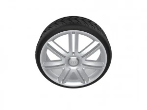 Audi A3 S3 Car Wheel Rim 3D Print Model