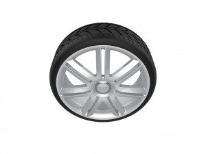 Audi A3 S3 Car Wheel Rim 3D प्रिंट मॉडल