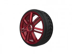 Audi A3 S3 Car Wheel Rim 3D Print Model