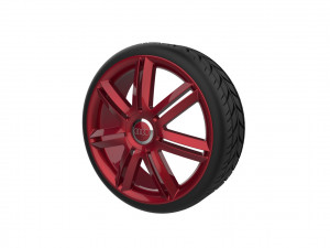 Audi A3 S3 Car Wheel Rim 3D प्रिंट मॉडल