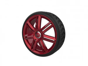 Audi A3 S3 Car Wheel Rim 3D Print Model