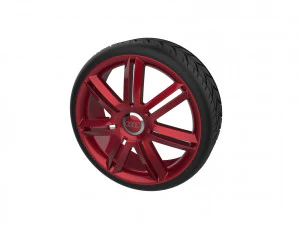 Audi A3 S3 Car Wheel Rim 3D Print Model