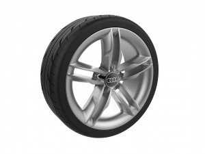 Audi Car Wheel Rim 3D Print Model