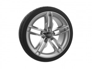 Audi Car Wheel Rim 3D Print Model