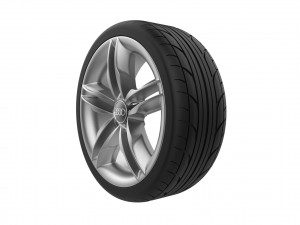 Audi Car Wheel Rim 3D Print Model