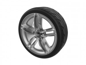 Audi Car Wheel Rim 3D Print Model