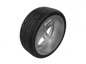 Audi Car Wheel Rim 3D Print Model