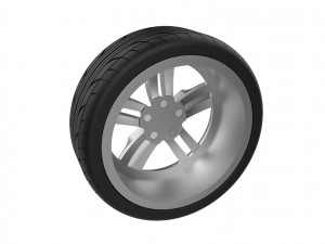 Audi Car Wheel Rim 3D Print Model