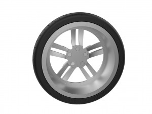Audi Car Wheel Rim 3D Print Model