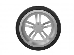 Audi Car Wheel Rim 3D Print Model