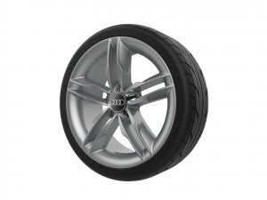 Audi Car Wheel Rim 3D Print Model