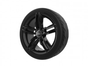 Audi Car Wheel Rim 3D Print Model