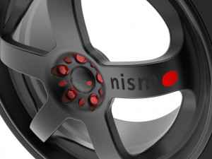 Nismo Car Wheel Rim Model do druku 3D