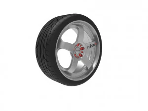 Nismo Car Wheel Rim 3D Print Model