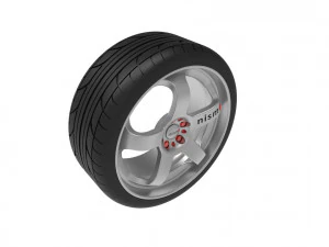 Nismo Car Wheel Rim 3D Print Model