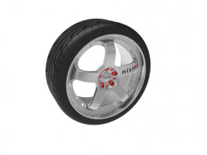 Nismo Car Wheel Rim 3D Print Model