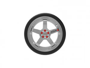 Nismo Car Wheel Rim 3D Print Model