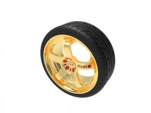 Nismo Car Wheel Rim 3D Print Model
