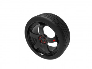 Nismo Car Wheel Rim Model do druku 3D