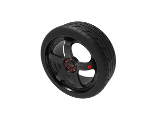 Nismo Car Wheel Rim 3D Print Model