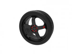 Nismo Car Wheel Rim 3D Print Model