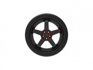 Nismo Car Wheel Rim Model do druku 3D